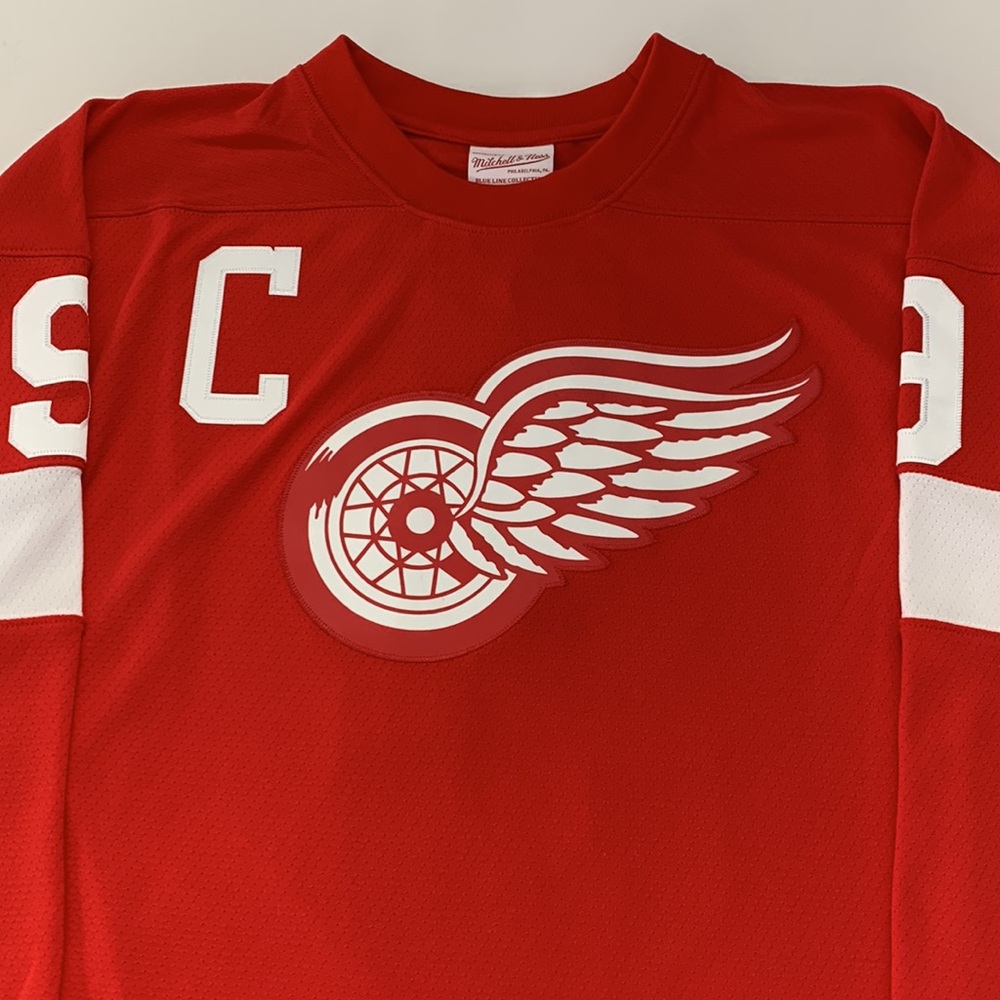Gordie Howe Detroit Red Wings Mitchell & Ness 1960 Blue Line Authentic Jersey - Picture 6 of 11